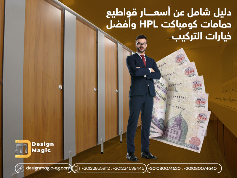 دليل شامل عن أسعار قواطيع حمامات كومباكت HPL وأفضل خيارات التركيب