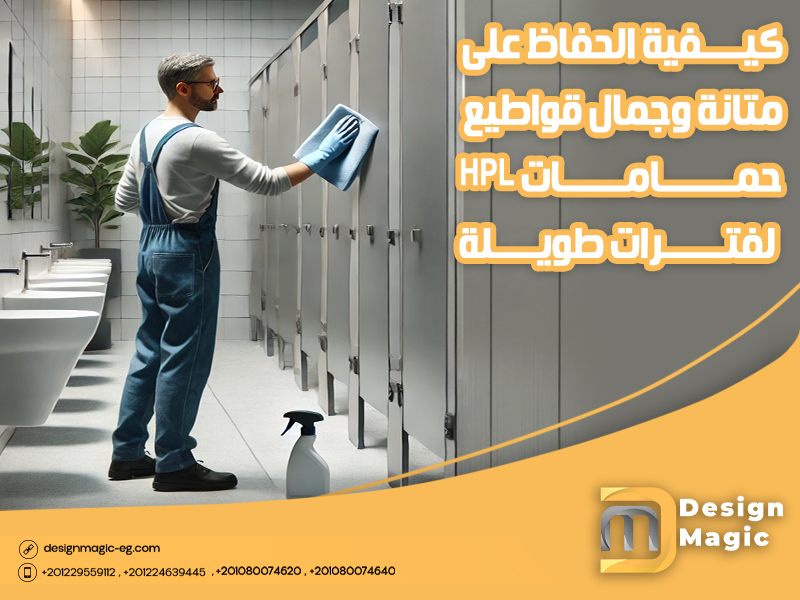 كيفية الحفاظ على متانة وجمال قواطيع حمامات HPL لفترات طويلة